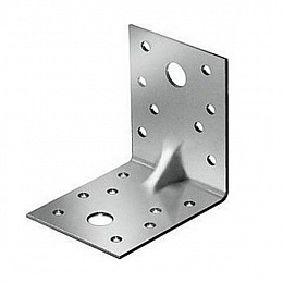 Уголок крепежный усиленный 90х65х2 KUU