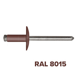 Заклепка 3.2x10 (RAL 8015) A2/A2 вытяжная