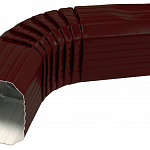 Колено водосточное прямоугольное полиэстер Grand Line Vortex RAL 8017