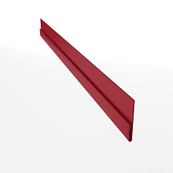 Планка стартовая для металлосайдинга блокхаус оцинкованная с порошковым покрытием 0,45мм ширина менее 625 мм RAL 3003