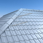 Металлочерепица МП Трамонтана-X (PURMAN-20-Galmei-0,5)