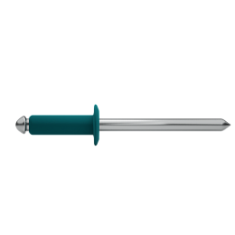 Заклепка 3.2x10 (RAL 5021) A2/A2 вытяжная