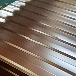 Профнастил С10 - 0,6х1180мм (RAL 2011) оцинкованный, с полимерным покрытием (Полиэстер)