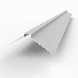 Конек фигурный 0,45 мм RAL 9018 оцинкованный, с порошковым покрытием