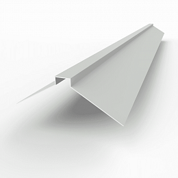 Конек фигурный 0,45 мм RAL 9018 оцинкованный, с порошковым покрытием