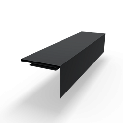 Аквилон RAL 9004 оцинкованный c порошковым покрытием 0,45мм