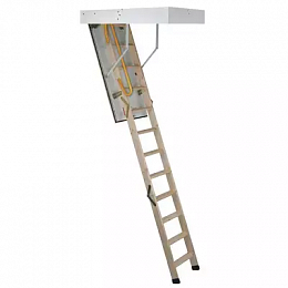 Лестница деревянная Minka Традиционная складная 3-сегментная 120*60см 280см