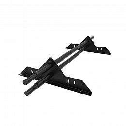 Снегозадержатель трубчатый плоскоовальный 1000мм универсальный 25-1,0-1,0-2 оцинкованная сталь с порошковым покрытием RAL 9005