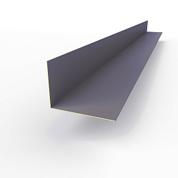 Планка угла внутренняя RAL 4012 оцинкованная c порошковым покрытием 0,45мм