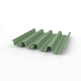 Профнастил Н60 (RAL 6021) 0,6х845мм оцинкованный, с полимерным покрытием (Полиэстер)