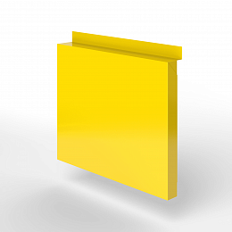 Фасадная металлокассета с иклями оцинкованная с порошковым покрытием 0,7мм RAL 1018