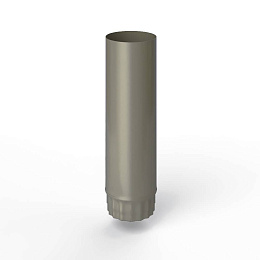 Труба водосточная оцинкованная порошок ф110х1250мм RAL 7003