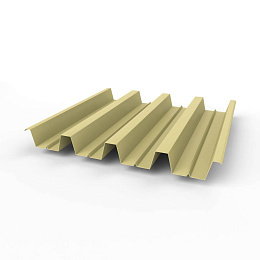 Профнастил Н60 (RAL 1014) 0,7х845мм оцинкованный, с полимерным покрытием (полиэстер)