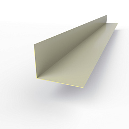 Планка угла внутренняя RAL 7044 оцинкованная c порошковым покрытием 0,45мм