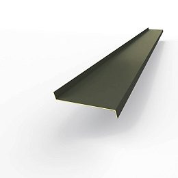 Отлив 0,5 мм RAL 6006 оконный оцинкованный c порошковым покрытием