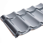 Металлочерепица Монтеррей классик оцинкованная с полимерным покрытием 0.4x1180мм  RAL 7004