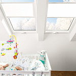 Окно мансардное дерево, лак ручка снизу Fakro FTT U6 Thermo Lux 78*118см