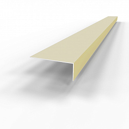 Лобовая планка (RAL 1013) оцинкованная, с порошковым покрытием 0,45 мм