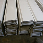 Нащельник стыковочный RAL 9003 оцинкованный c порошковым покрытием 0,45мм