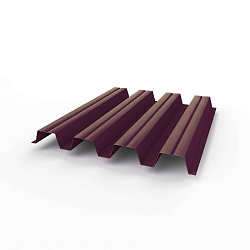 Профнастил Н57 оцинкованный 0,65х801мм (RAL 4007) с полимерным покрытием (полиэстер)