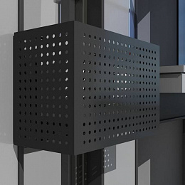 Корзина для кондиционера c перфорацией Rg 20-50 и каркасом Тип 3 все цвета RAL