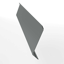 Ламель Z горизонтальная оцинкованная c порошковым покрытием 0,45мм RAL 7005