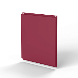 Фасадная металлокассета 1160x1160 (RAL 4002) открытого типа, с порошковым покрытием 0,7 мм