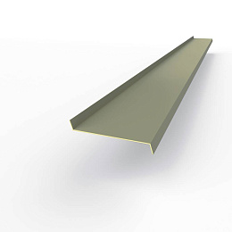 Отлив 0,45мм RAL 7023 оконный оцинкованный c порошковым покрытием