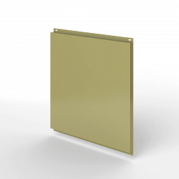 Фасадная металлокассета 1740x1160 открытого типа оцинкованная с порошковым покрытием 0,7мм RAL 1018