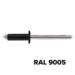 Заклепка 3.2x10 (RAL 9005) A2/A2 вытяжная