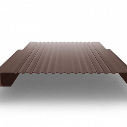 Линеарная панель оцинкованная с полимерным покрытием О-В-24хС/20 0,7х347мм RAL 8017