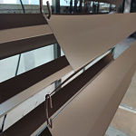 Планка угла внутренняя RAL 8025 оцинкованная c порошковым покрытием 0,45мм