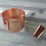 Крепление водосточный трубы шпилька медное ф100х10х250мм