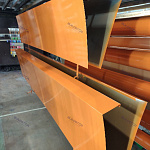 Н профиль (RAL 2011) оцинкованный с порошковым покрытием 0,45 мм