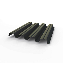 Профнастил Н57 оцинкованный 0,65х801мм (RAL 7021) с полимерным покрытием (полиэстер)