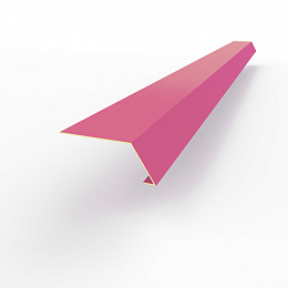 Карнизная планка RAL 4003 оцинкованная c порошковым покрытием 0,45мм