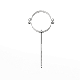 Крепление водосточный трубы шпилька оцинкованное ф125х10х250мм