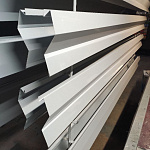 Планка угла внешнего RAL 7047 оцинкованная c порошковым покрытием 0,45мм