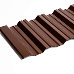 Профнастил оцинкованный с полимерным покрытием НС35 Grand line Optima 0,45х1060мм RAL 7004