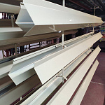 Отлив для фундамента (цокольный) оцинкованный с порошковым покрытием 0,4мм все цвета RAL