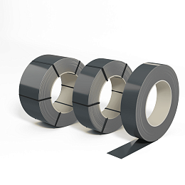 Лента оцинкованная (Штрипс) 0,5 мм (RAL 7011) с полимерным покрытием (полиэстер)