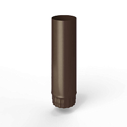 Труба водосточная оцинкованная порошок ф90х1250мм RAL 8014