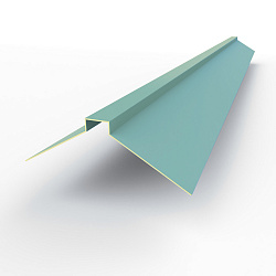 Конек фигурный 0,45 мм RAL 6034 оцинкованный, с порошковым покрытием