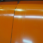 Лист оцинкованный 0,4х1250мм (RAL 2009) с полимерным покрытием (полиэстер)