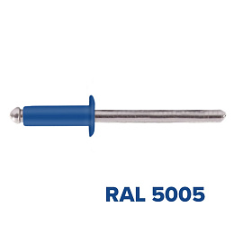 Заклепка 3.2x10 (RAL 5005) A2/A2 вытяжная