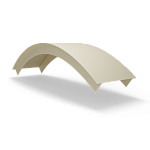 Парапет радиусный 0,7 мм (RAL 1015) полиэстер