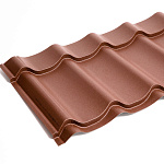 Металлочерепица Монтеррей классик оцинкованная с полимерным покрытием 0.5x1180мм  RAL 8004