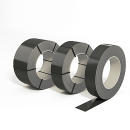 Лента оцинкованная (Штрипс) 0,8 мм (RAL 7022) с полимерным покрытием