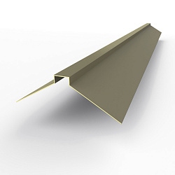 Конек фигурный 0,45 мм RAL 7006 оцинкованный, с порошковым покрытием