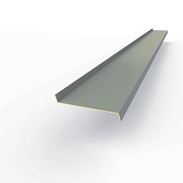 Отлив 0,55мм RAL 7046 оконный оцинкованный c порошковым покрытием